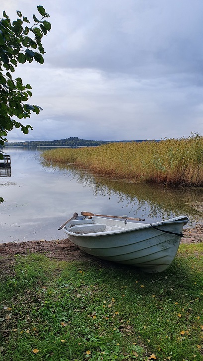 Näkymiä vuokramökiltä ruska-aikana, Hollola, Lahti